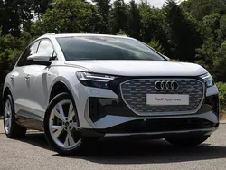 White Used 2024 Audi Q4 e-tron S-Line SUV | £36,995 (Fair price)
