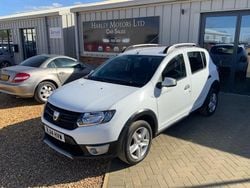 White Used 2014 Dacia Sandero Stepway Ambiance Hatchback | £2,495 (A bit pricey)