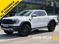 Arctic white (solid paint) Used 2024 Ford Ranger Raptor Pickup | £35,990