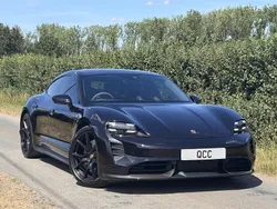 Black Used 2023 Porsche Taycan Sedan | £71,950 (Fair price)