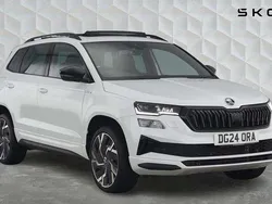 White Used 2024 Skoda Karoq SportLine SUV | £24,729 (Good price)