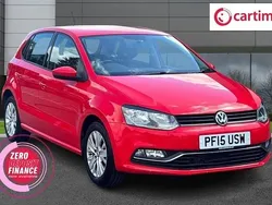 Red Used 2015 VW Polo SE Hatchback | £6,999 (Good price)