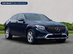 Blue Used 2019 Mercedes GLC250 Premium Plus Coupe | £24,299 (Fair price)