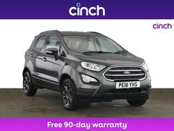 Grey Used 2018 Ford Ecosport Zetec SUV | £8,699 (Fair price)