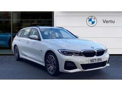 White Used 2021 BMW 330e M Sport Estate | £26,404 (Fair price)