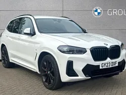 White Used 2023 BMW X3 M Sport SUV | £40,908 (Fair price)