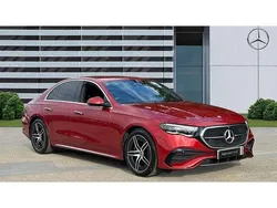 Red Used 2024 Mercedes E220 AMG Line Premium Sedan | £43,731
