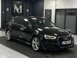 Black Used 2018 Audi A3 Sportback S-Line Hatchback | £13,600 (Good price)