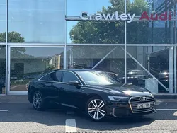 Black Used 2022 Audi A6 S-Line Sedan | £25,890 (Fair price)