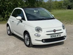 White Used 2016 Fiat 500 Lounge Hatchback | £6,195 (Fair price)