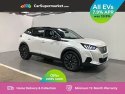 White Used 2021 Peugeot e-2008 Premium SUV | £14,197 (Fair price)