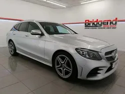 Silver Used 2019 Mercedes C200 AMG line Estate | £16,222 (Fair price)