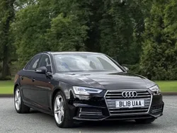 Black Used 2018 Audi A4 S-Line Sedan | £11,995 (Fair price)