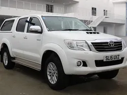 White Used 2015 Toyota HiLux Pickup | £13,990 (Fair price)