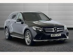 Black Used 2017 Mercedes GLC350 AMG line SUV | £24,550 (A bit pricey)