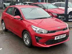 Blaze red Used 2020 Kia Rio 2 Hatchback | £12,990 (Fair price)