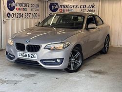 Silver Used 2016 BMW 218 Sport Line Coupe | £7,290 (Fair price)