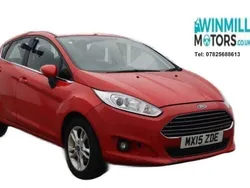 Red Used 2015 Ford Fiesta Zetec Hatchback | £3,595 (Expensive)