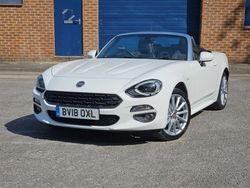 White Used 2018 Fiat 124 Lusso Plus Cabriolet | £9,999 (Fair price)