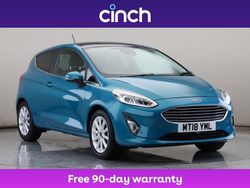 Blue Used 2018 Ford Fiesta Titanium Hatchback | £9,749 (Fair price)