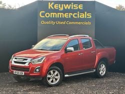 Red Used 2018 Isuzu D-Max Pickup | £18,690 (Expensive)