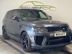 Grey Used 2019 Land Rover Range Rover Sport SVR SUV | £39,995 (Good price)