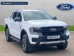 White New 2025 Ford Ranger Wildtrack Pickup | £42,600 (Fair price)