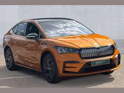 Phoenix orange metallic Used 2024 Skoda Enyaq iV vRS SUV | £35,990 (A bit pricey)