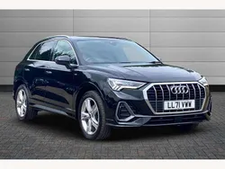 Black Used 2021 Audi Q3 S-Line SUV | £25,350 (Fair price)