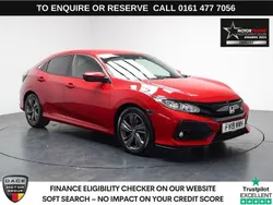 Red Used 2019 Honda Civic SR Hatchback | £13,890 (Fair price)