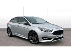 Silver Used 2017 Ford Focus ST-Line X Hatchback | £7,953 (Good price)