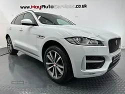White Used 2018 Jaguar F-Pace R-Sport SUV | £15,995 (Fair price)