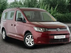 Fortana red Used 2025 VW Caddy Maxi Life MPV | £31,850 (A bit pricey)