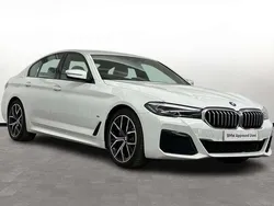 White Used 2023 BMW 520 M Sport Sedan | £32,100 (Fair price)