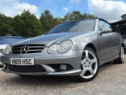 Silver Used 2009 Mercedes CLK200 Cabriolet | £6,000 (Expensive)