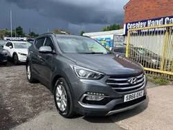 Silver Used 2016 Hyundai Santa Fe Premium SUV | £6,799 (Good price)