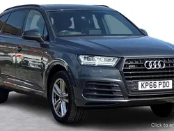Grey Used 2016 Audi Q7 S-Line SUV | £17,495 (Expensive)