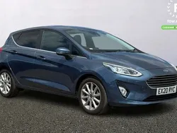Blue Used 2020 Ford Fiesta Titanium Hatchback | £12,899 (Good price)