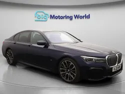 Blue Used 2021 BMW 740 M Sport Sedan | £29,000
