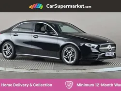 Black Used 2021 Mercedes A220 AMG line Sedan | £20,697 (Fair price)