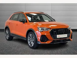 Pulse orange Used 2022 Audi Q3 Black Edition SUV | £31,490 (Fair price)