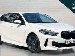 White Used 2021 BMW 120 M Sport Hatchback | £20,542 (Fair price)