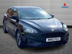 Black Used 2019 Ford Focus ST-Line Hatchback | £11,099 (Fair price)