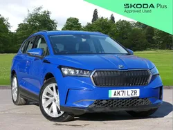 Blue Used 2021 Skoda Enyaq iV ecoSuite SUV | £18,795 (Fair price)