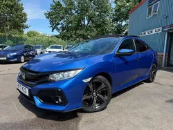 Blue Used 2017 Honda Civic EX Hatchback | £10,440 (Fair price)
