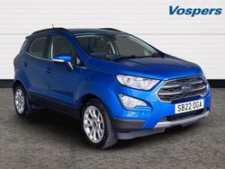 Blue Used 2022 Ford Ecosport Titanium SUV | £12,245 (Fair price)