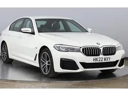 White Used 2022 BMW 530e M Sport Sedan | £25,975 (Fair price)