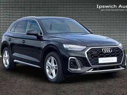 Black Used 2022 Audi Q5 S-Line SUV | £34,466 (Fair price)
