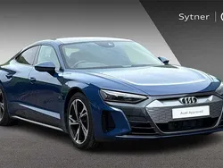 Blue Used 2022 Audi e-tron GT quattro Comfort Sedan | £38,000 (Fair price)