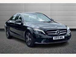 Black Used 2019 Mercedes C220 Premium Plus Sedan | £18,695 (Fair price)